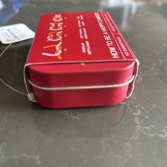 Pinch Provisions How to Be a Happy Camper 12-Piece Camping Kit Red Tin