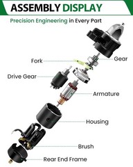 Szkaidag Starter Motor For-Ram 1500 2009-2020 5.7L 2500 3500 For-Dodge Durango