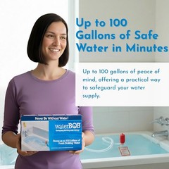waterBOB Bathtub Emergency Water Storage Bladder Up To 100 Gallon Capacity – Foo