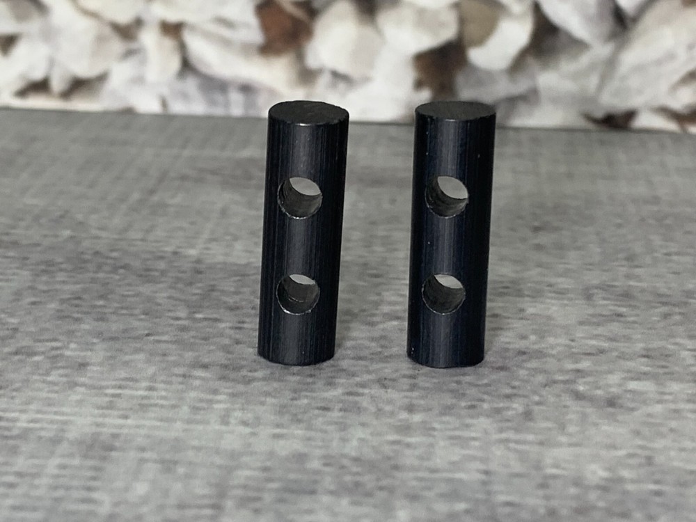 Two 1″ Long 2 Holes Paracord Bracelet Ferrocium Fire Starter Steel Rod Toggle