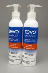 Zevo On Body Mosquito Tick repellent Lotion 5.8 fl. oz 2 Bottles