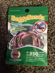 Buggy Beds Mosquito Insect Repellent Wristbands Multiple Colors 4 Pack