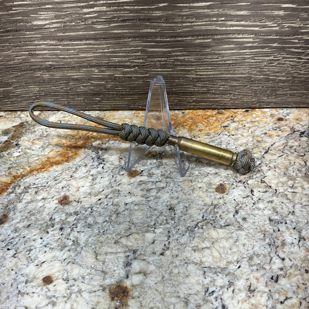 Grey and Brown Paracord lanyard