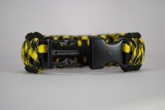 550 Paracord Survival Bracelet King Cobra Black/Yellow/Bumblebee Made in the USA