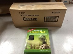 6 PK Coghlan’s 0160 No-See-Um Ultra Fine Mesh Head Net Cover Bugs Mosquito Gnats