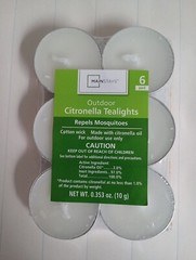 Citronella Candle Outdoor Tea-light 6-Pack by Mainstays Home Essential Brands