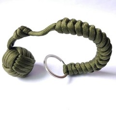 Paracord Keychain Rope Outdoor Camping Accessory Braided Cord Clip