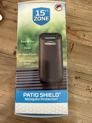 Thermacell Mosquito Repellent Patio Shield 15 Ft Zone, includes 3 refills