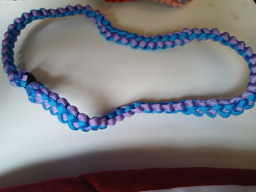 Paracord Necklaces Blue & Purple 25 Inches