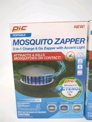 (2)pk PIC 2-In-1 Indoor and Outdoor Mosquito Insect Zapper Charge & Go Portable