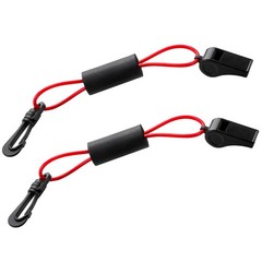 2 Pcs Whistle with Lanyard for Safety Boat Whistle Coast Guard Approved Float…