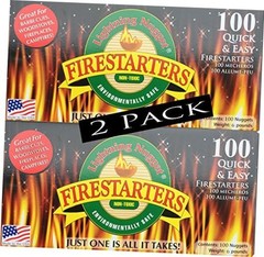 Lightning Nuggets AN100-2 200 Count Tan (Pack of 200) Fire Starters