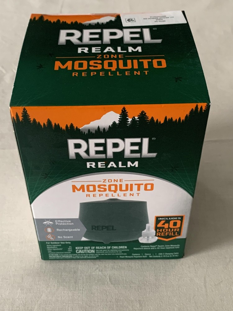 Repel Realm Zone Mosquito Repellent Green w/40 Hour Refill Rechargeable HG-94260