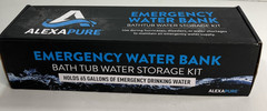 Alexapure Emergency Water Bank Storage With Pump, Heavy Duty, 65-Gallon New