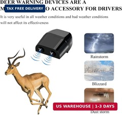 4 PCS Deer Whistles for Cars, Avoid Collisions Deer Warning Whistle with Adhe…