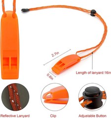 Hipat Emergency Whistle, Super Loud Safety Whistle with Lanyard, Ideal for Kayak