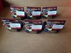 New Lot Of 6 Large Secure Line Survival Bracelet Black And Blue