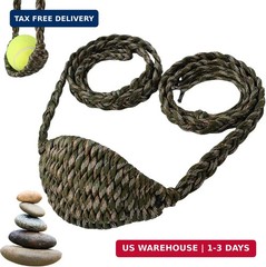 Paracord Balearic Shepherd Sling 63In Handcrafted Braided Slingshot