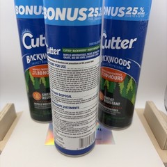 Pack OF 3| Cutter Backwoods Insect Repellent , Aerosol EPA 305-51-121