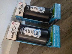 NEW Lot 2 Thermacell Patio Shield Mosquito Repeller 24hr Dark Blue/Midnight