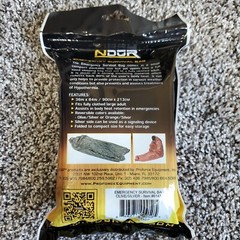 NDUR EMERGENCY SURVIVAL BAG OLIVE/SILVER, 36 » x 84″ Strong Material New