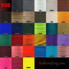 Handcrafted Crosses USA Made Nylon 550 Paracord Key Chains Solid Color Variety