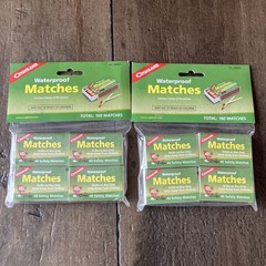 Lot Of 2 Packs Coghlans Waterproof Matches, Waterproof Striker Outdoors Model