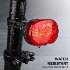 Bike Lights, Super Bright with 5 LED Bike Headlight & 3 LED Rear, Bike Lights fo
