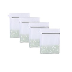 RICHERI Mesh Laundry Bags, Wash X-Small 10*12in*4pcs, Fine