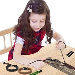 2 in 1 Paracord Bracelet Jig, Paracord Jigs and Tools, Adjustable Length DIY Cra