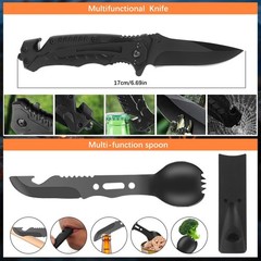 80 in 1 Outdoor Emergency Survival Kit, Multi-Purpose Survival Gear with First H…