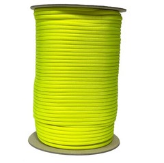 4mm Paracord 550 Bushcraft Survival Mil-Spec Type III 7 Strands – Hi Viz Yellow