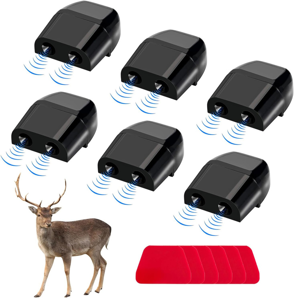 6 PCS Deer Whistles for Car, Automotive Deer Warning Whistle Devices