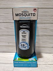 Thermacell Zone Mosquito Repellent No Spray Scent-Free 15 ft Zone + 3 Refills