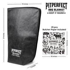 BBQ Blanket for Resting Meat – 21″ Multi-Layer Insulated Barbeque Rest Bag wi…