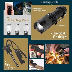Gifts for Fathers Day Survival Kits for Men Dad Husband Him, 13 in 1 Survival…