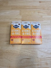 3 Diamond Strike-A-Fire Indoor/ Outdoor Strikes Like A Match Fire-starters USA