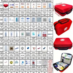 Emergency Kit, 1030pcs Survival, First Aid Supplies Disaster, Preparedness