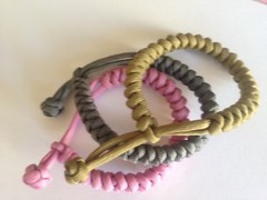 3 BEAUTIFUL HANDMADE MAD MAX FURY ROAD STYLE PARACORD BRACELET UNISEX ASSORTED