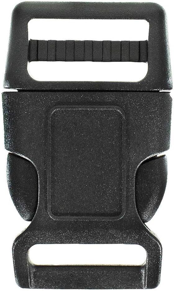 West Coast Paracord Black Side Release Buckles – 1″ – Double Bar