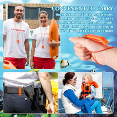 Emergency Whistles 100 Pcs Bulk Loud Safety Survival Lanyard Camping Coach Kids
