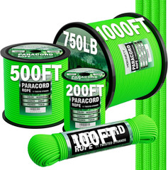 Paracord Rope 750 – Parachute Para Cord 4Mm 11 Strand Spool Rope Utility Nylon S