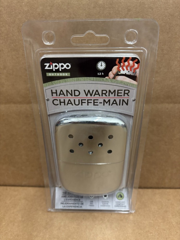 Zippo Outdoor Compact 12h Hand Warmer with Filler Cup & Warming Bag