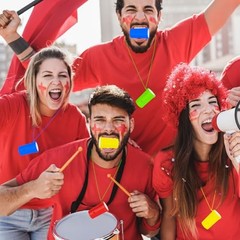 Demonwer Pcs Mini Air Horns 3 Inch Noisemakers for Sporting Events Loud 24
