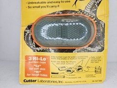 Cutter Hi Lo Snake Bite Kit Vintage New Sealed Package with Some Wear Unpunched