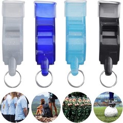 Functional Flexible Compact Dolphin Whistle High-Pitch Lifeguard Referee Whistle