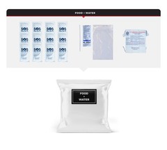 4 Person Essential Survival Kit, Bucket and Lid
