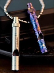 TC4 Titanium Safty Whistle EDC Outdoor Emergency Survival Whistle Pet Training