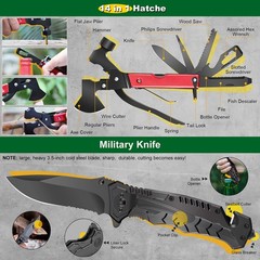 Gifts for Men Dad Husband Boyfriend, 30 in 1 Survival Gear and Black