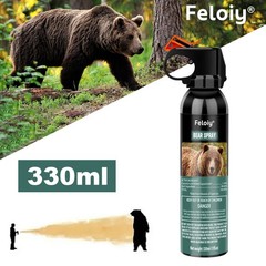 Feloiy ULTRA HOT BEAR Deterrent Repellent Spray 11oz w/ Holster ALL SPECIES US